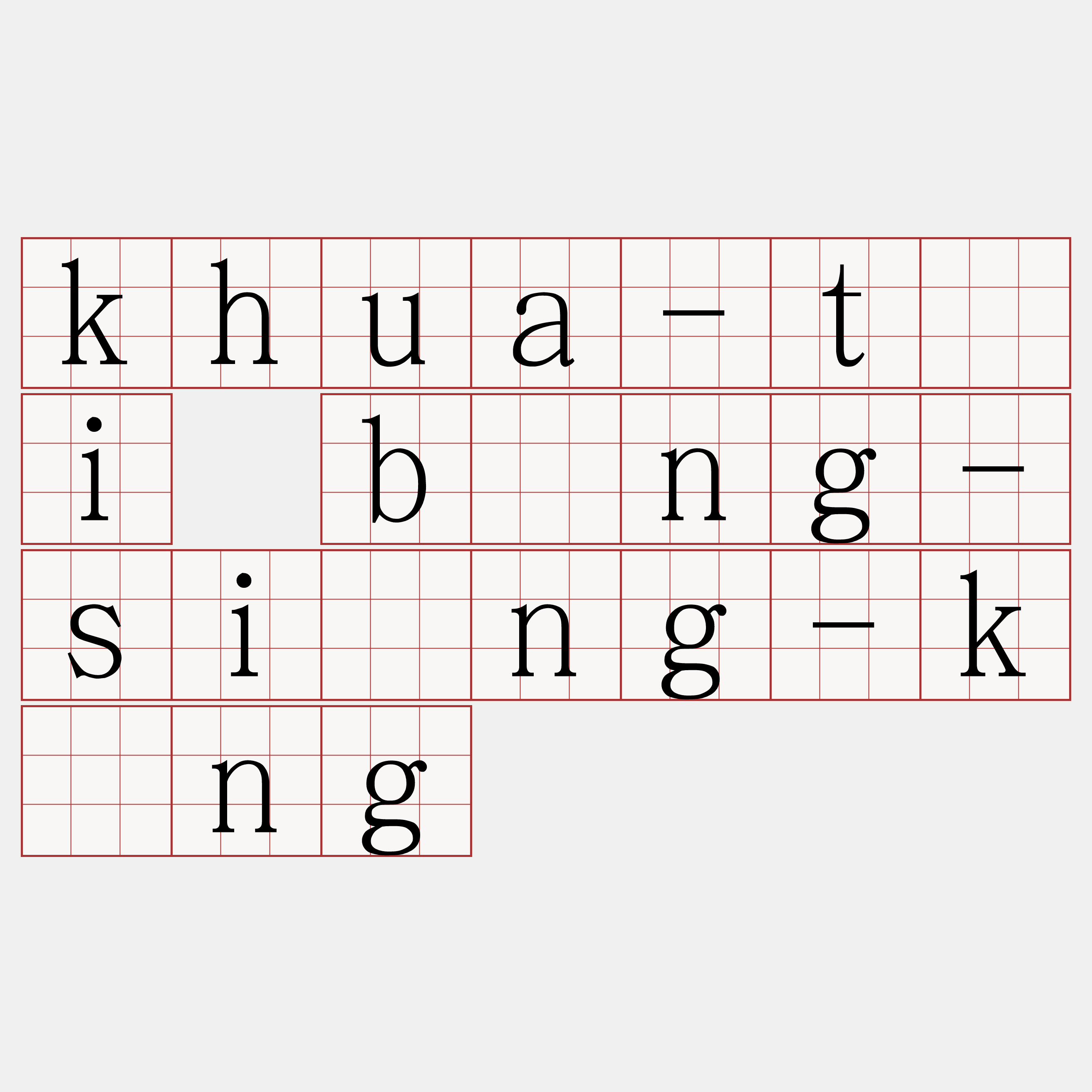 khua-tāi bōng-sióng-kông